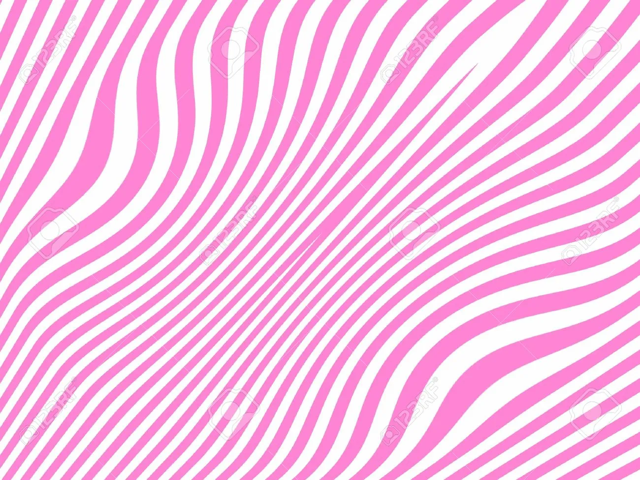 Zebra Colored Animal Print In Pink And White Background Stock ...