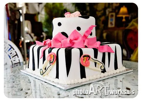 Zebra stripe baby cake | Flickr - Photo Sharing!