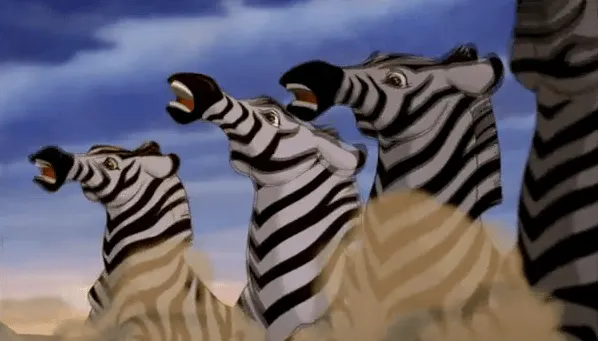 Zebras - The Lion King