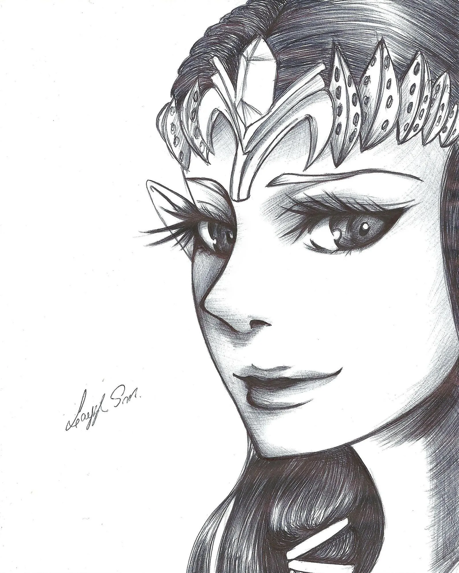 Zelda Twilight Princess Drawing by LayzeMichelle on DeviantArt