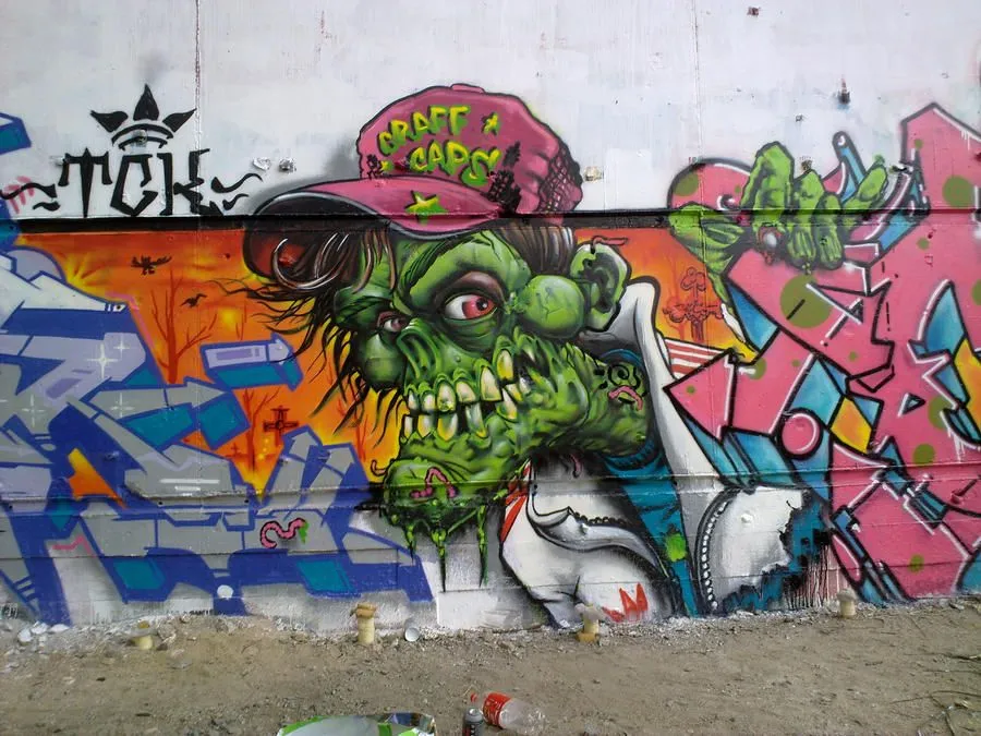 zombie graff by elbearone on DeviantArt