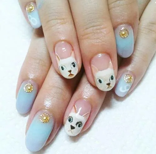 ZONA DE MANUALIDADES: Diseño de Uñas: Muchos Gatitos