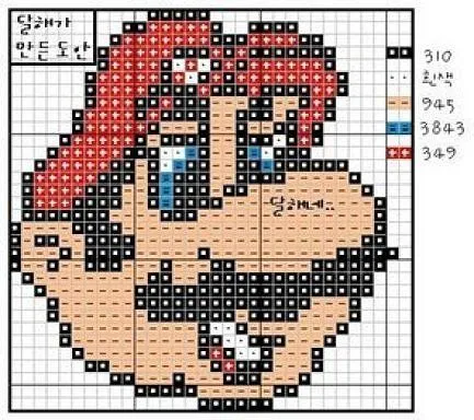 ZONA DE MANUALIDADES: Punto Cruz Mario Bros