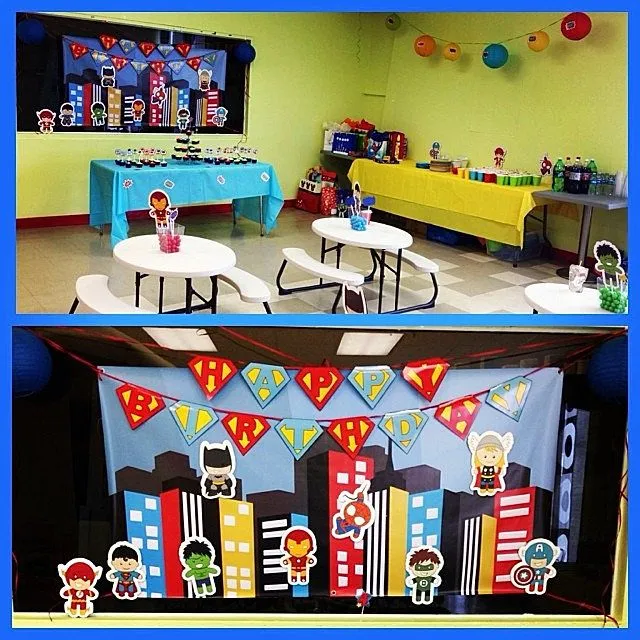 Zonactiva Kids | Decoración cumpleaños de superheroes