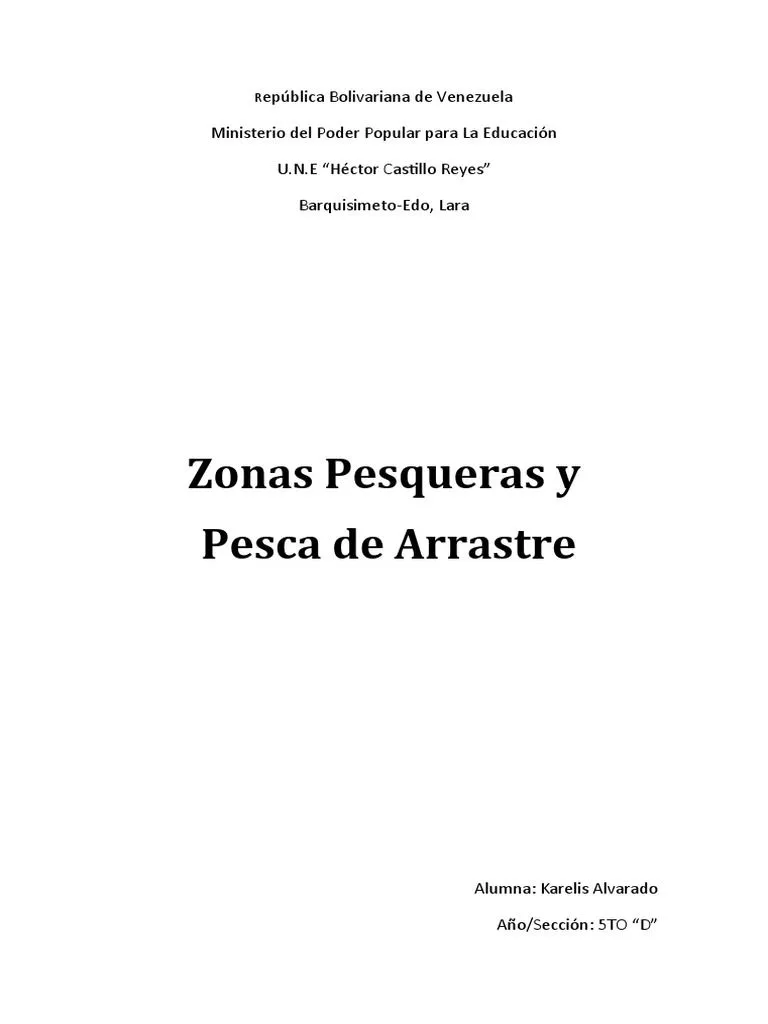 Zonas Pesqueras y Pesca de Arrastre | PDF | Venezuela | Río