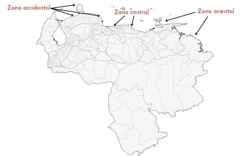 Zonas pesqueras de Venezuela