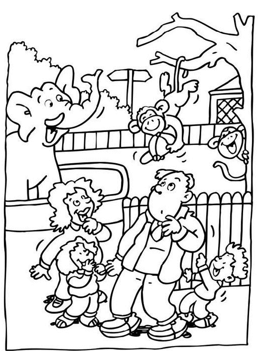 zoo ausmalbilder Colouring Pages