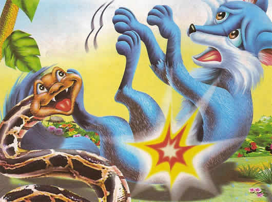 La zorra y la serpiente Fábulas Clásicas de Esopo con Moralejas