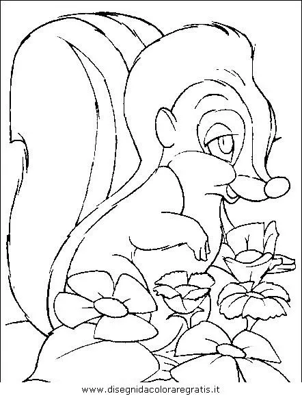 zorrillo para pintar Colouring Pages