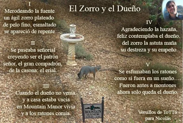 El Zorro y El Dueño": dedicado a mi hijo Nicolás de Pórcel Linale ...