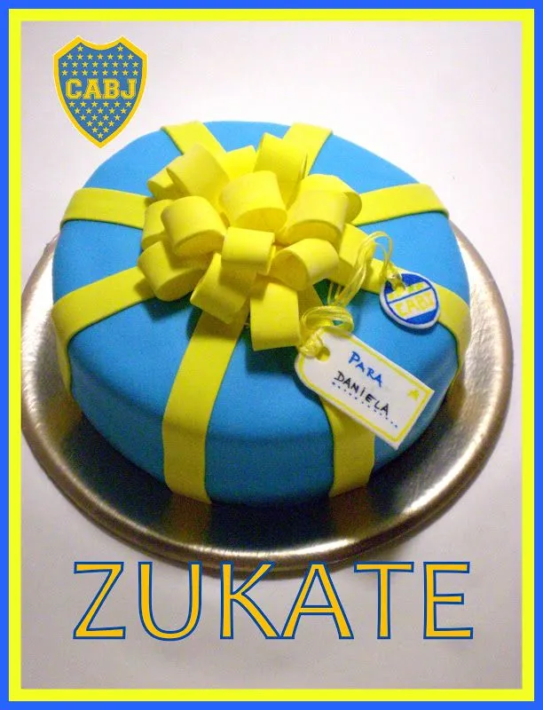 ZUKATE: TORTA DE BOCA JUNIORS