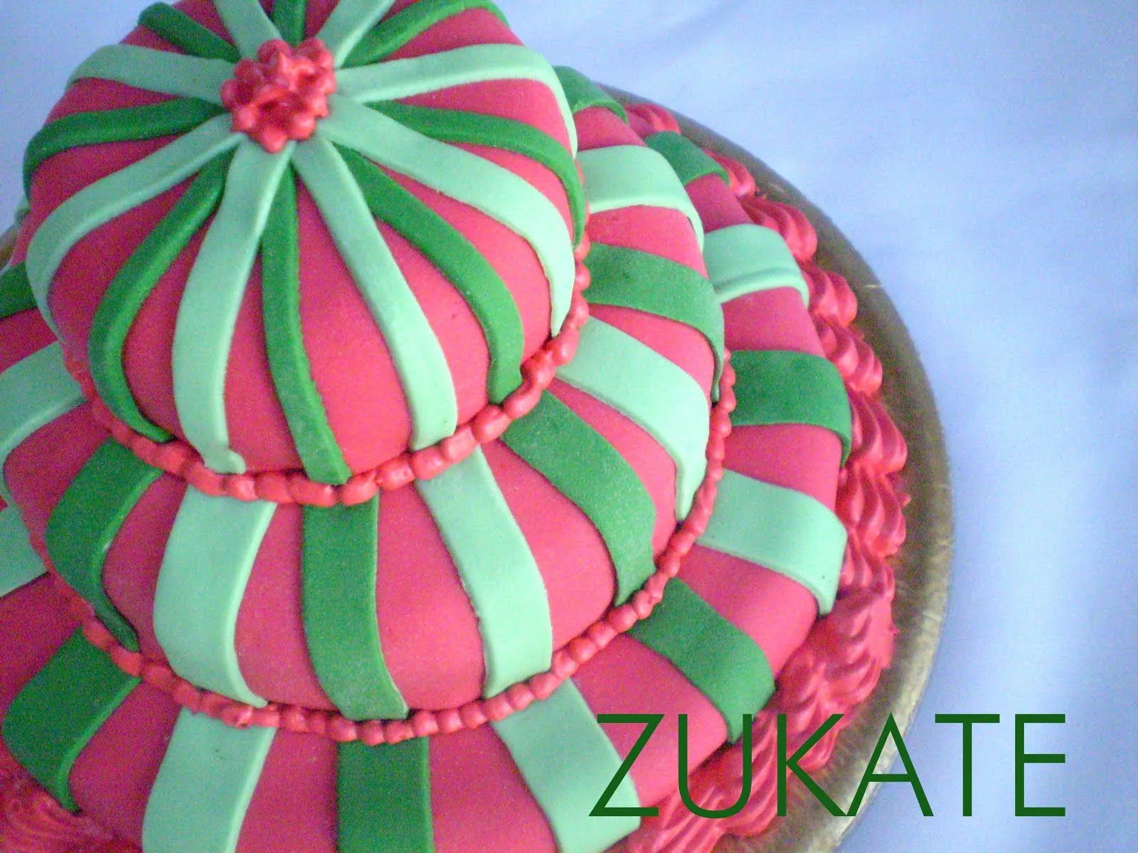 ZUKATE: TORTA MINI DECORADA CON FONDANT