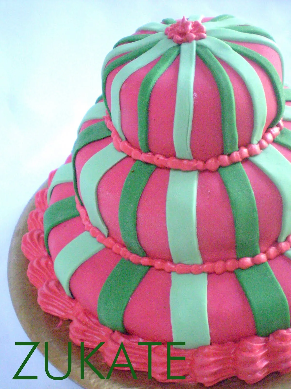 ZUKATE: TORTA MINI DECORADA CON FONDANT