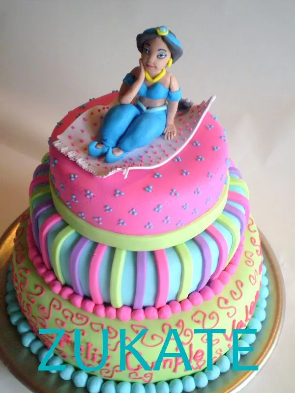 ZUKATE: TORTA PRINCESA JAZMÍN